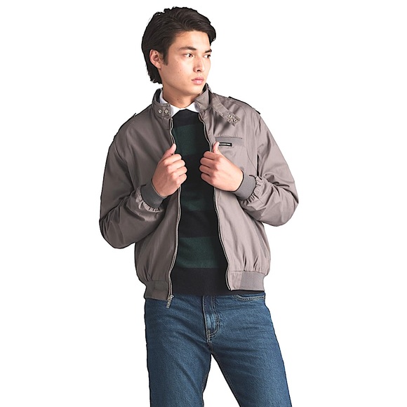 Members Only Vintage Smokey Grey Classic Iconic Racer Jacket, Men’s Sz 44/Medium - Picture 5 of 16